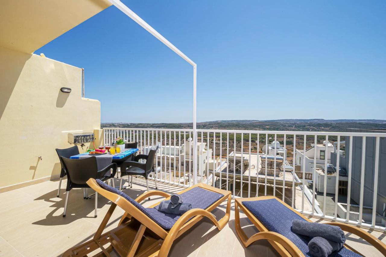 Summer Breeze Apartment With Terrace With Panoramic Views - By Getawaysmalta Mellieħa Екстериор снимка